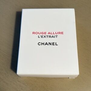 CHANEL Black Velvet Case with Gold Accent